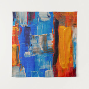Assorted-color abstract painting tapestry