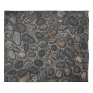 Assorted-color stones duvet cover