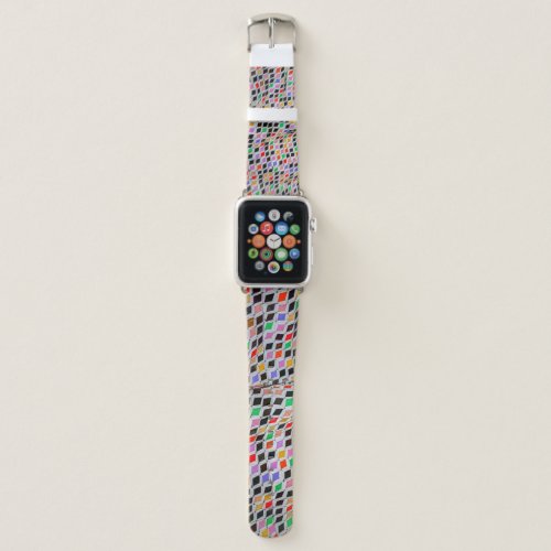 Assorted_color textiles apple watch band