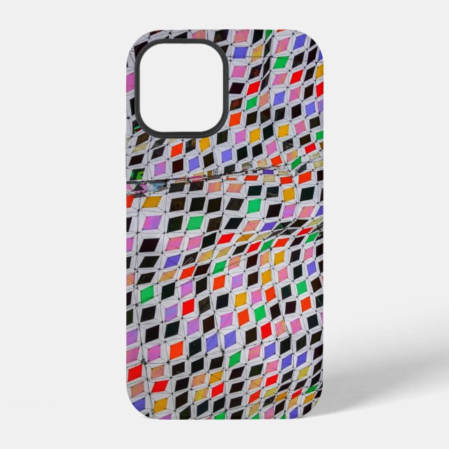 Assorted-color textiles iphone case (Back)