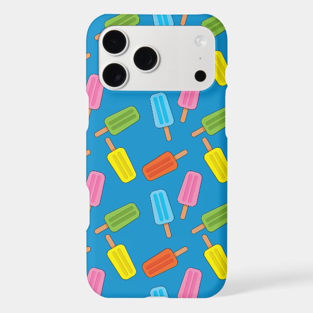 Assorted Colorful Popsicles Pattern Iphone Case (Back)