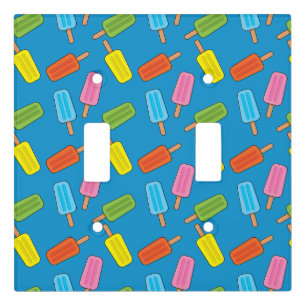 Assorted Colorful Popsicles Pattern Light Switch Cover