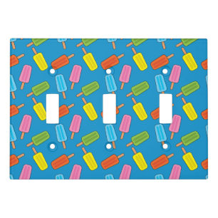 Assorted Colorful Popsicles Pattern Light Switch Cover