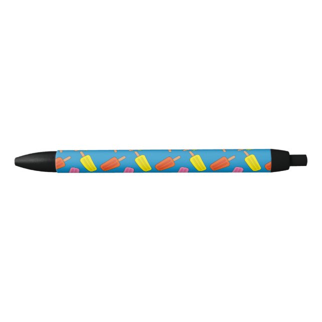 Assorted Colorful Popsicles Pattern Pen (Front)