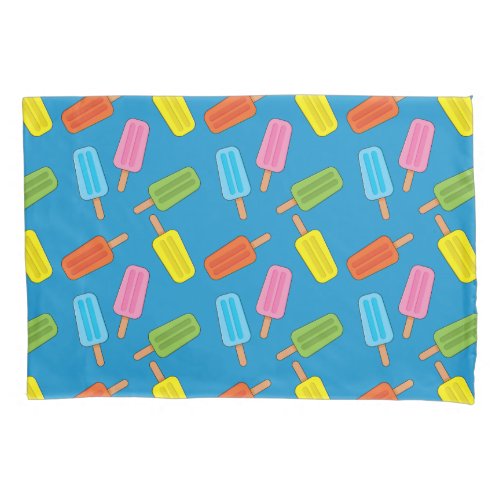 Assorted Colorful Popsicles Pattern Pillow Case