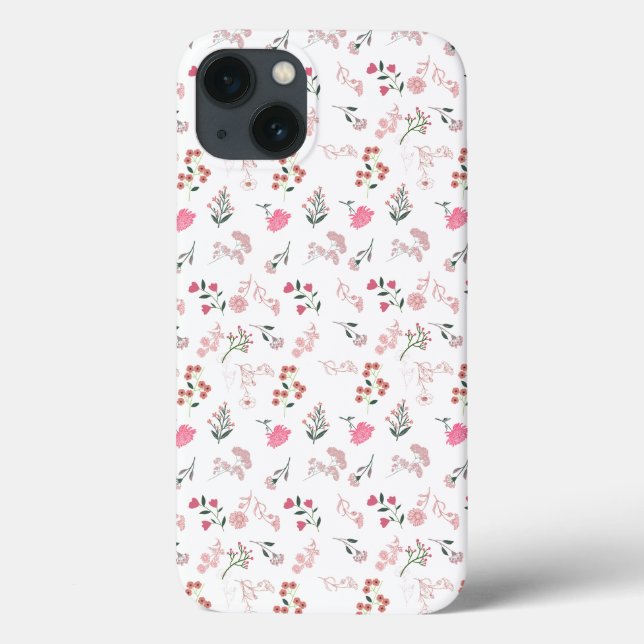 Assorted Delicate Flower in Pattern  Case-Mate iPhone Case (Back)