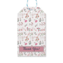 Assorted Delicate Flowers in Pattern Print