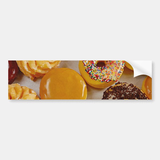 Assorted donuts bumper sticker (Front)