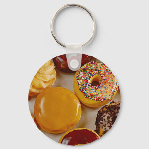Assorted donuts keychain