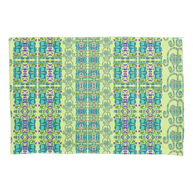 Assorted Floral Cupflowers Pillow Case (Front)