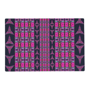 Assorted Floral Pinwheels Placemat