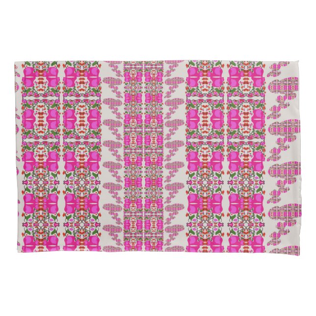 Assorted Floral Roses Pillow Case (Front)