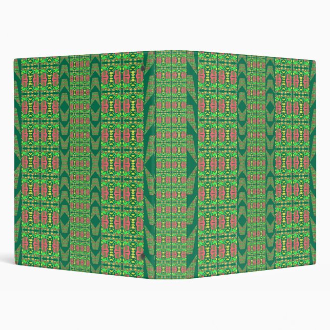 Assorted Floral Wings 3 Ring Binder (Background)
