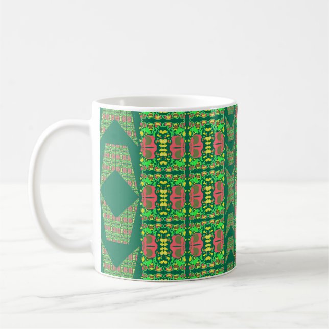 Assorted Floral Wings Coffee Mug (Left)