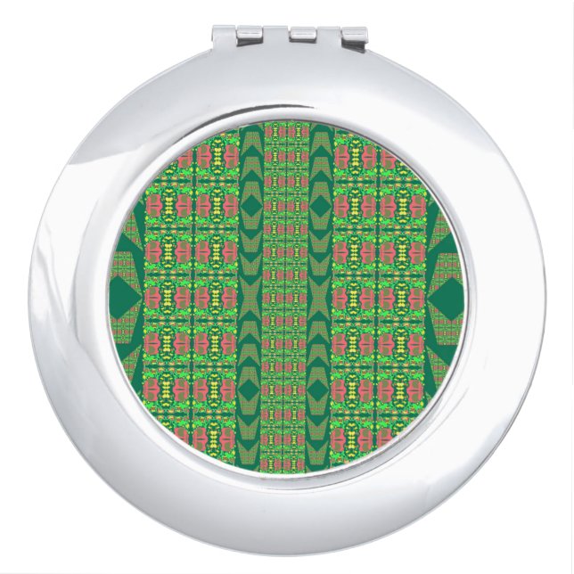 Assorted Floral Wings Compact Mirror (Front)