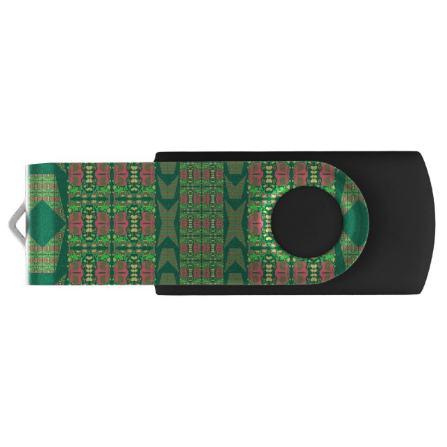 Assorted Floral Wings Flash Drive (Back)