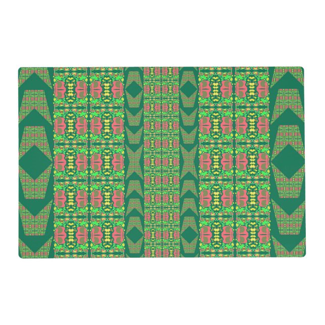 Assorted Floral Wings Placemat (Front)