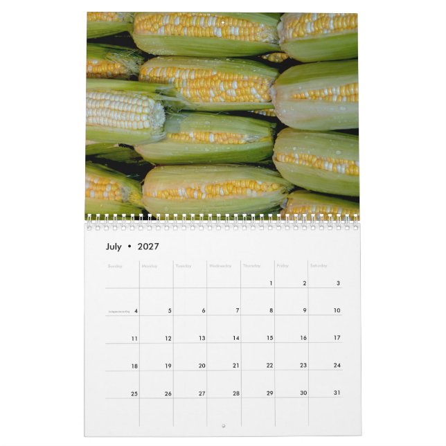 Assorted food calendar (Jul 2027)
