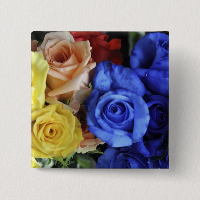 Assorted fresh rose bouquets button (Front)