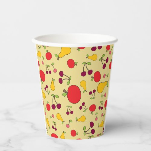 Assorted Fruit Paper Cups