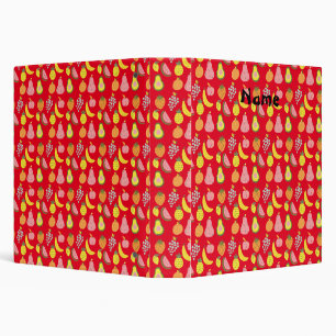 Assorted Fruits Collection Thunder_Cove 3 Ring Binder