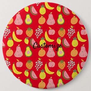 Assorted Fruits Collection Thunder_Cove Button