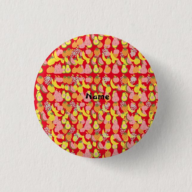 Assorted Fruits Collection Thunder_Cove   Button (Front)