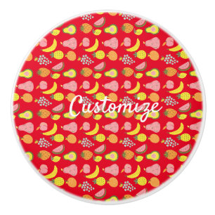 Assorted Fruits Collection Thunder_Cove Ceramic Knob