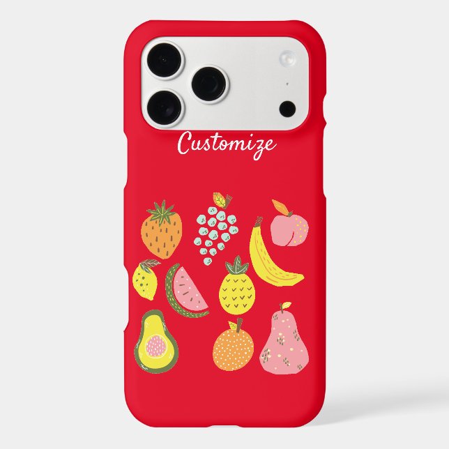Assorted Fruits Collection Thunder_Cove   Iphone Case (Back)