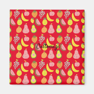 Assorted Fruits Collection Thunder_Cove Magnet