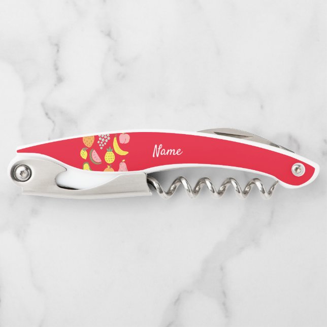Assorted Fruits Collection Thunder_Cove Waiter's Corkscrew (Front)