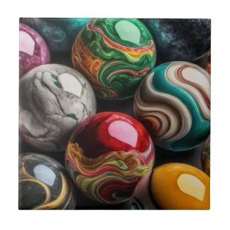 Assorted Hearts and Flowers Mosaic” Ceramic Tile