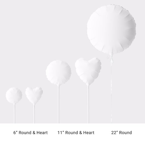 assorted helium balloons