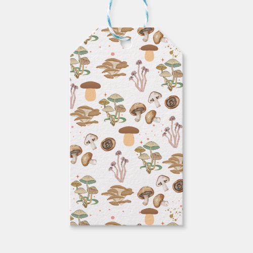Assorted Mushrooms Gift Tags