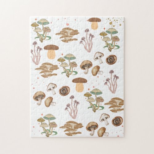 Assorted Mushrooms Jigsaw Puzzle