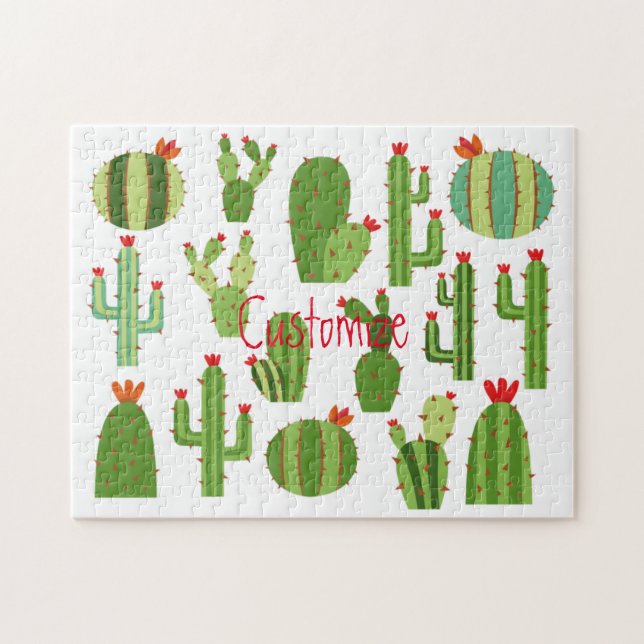 Assorted Red-flowered Cactus Plants Thunder_Cove Jigsaw Puzzle (Horizontal)