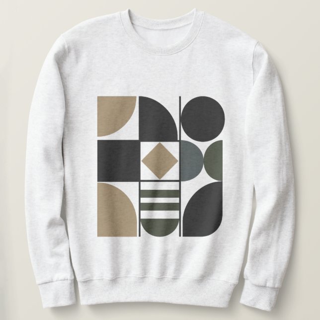 Assorted Shapes Men's Sweatshirt (Design Front)