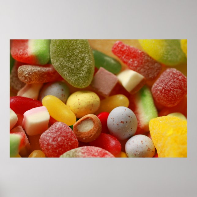 Assorted Sweets Poster Print (Front)