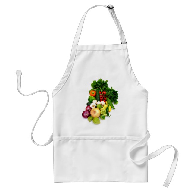 Assorted Vegetables Adult Apron (Front)