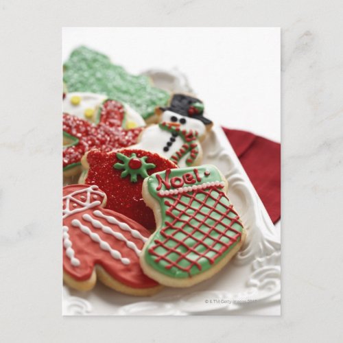assortment of festive holiday cookies