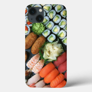 Assortment of Japanese sushi favorite iPhone 13 Case