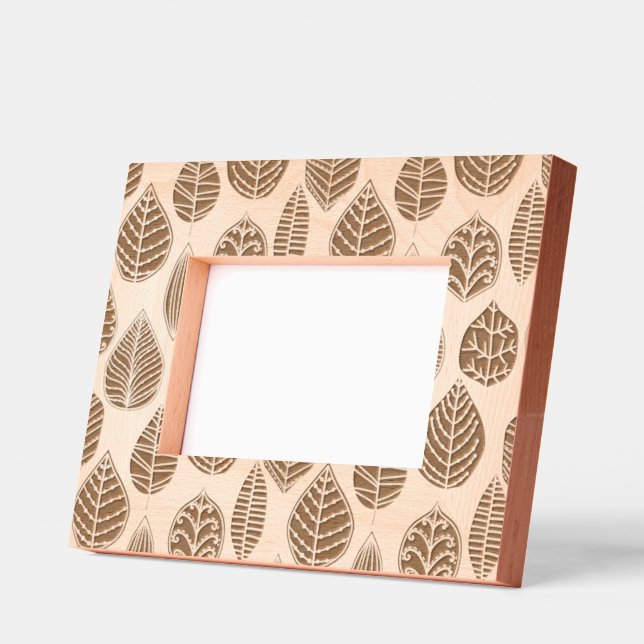 Assortment of leaves engraved frames (Left)