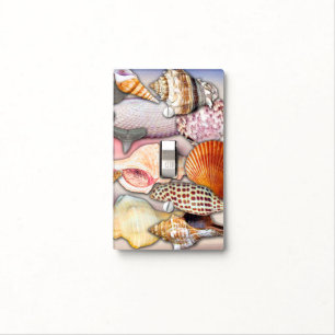Assortment of Sea Shells   Light Switch Cover