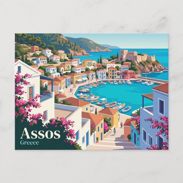 Assos Greece Postcard (Front)