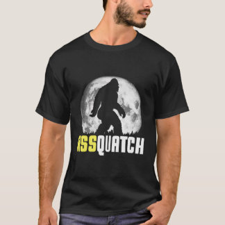 Assquatch Big Butt Bigfoot Night T-Shirt