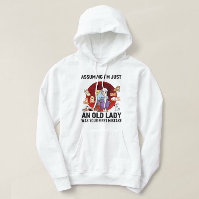 Assuming Im Jusst An Ald Lady Shirt (Design Front)