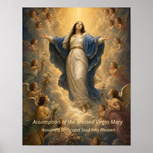 Assumption of Blessed Virgin Mary Art Print