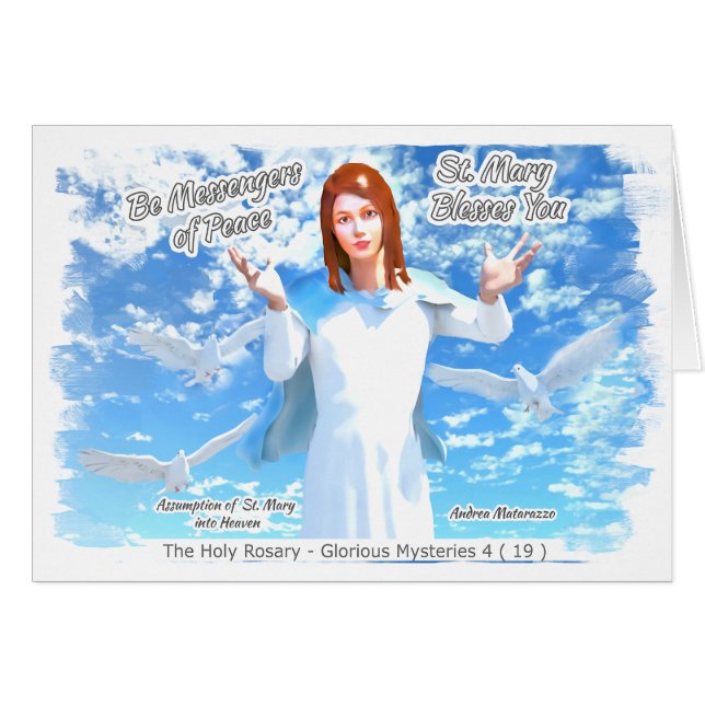 Assumption of St. Mary into Heaven 2 Card (Front Horizontal)