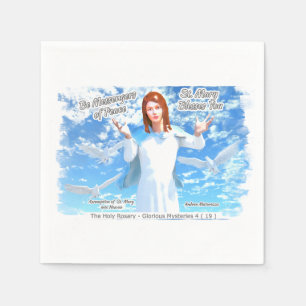 Assumption of St. Mary into Heaven 2 Card Napkins