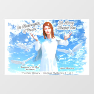 Assumption of St. Mary into Heaven 2 Wall Decal